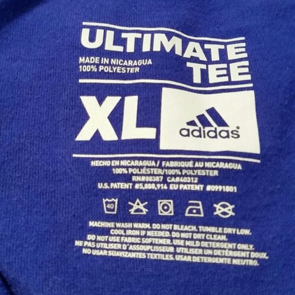 ADIDAS Ultimate Short Sleeve Tee EUC sz XL - Picture 3 of 5